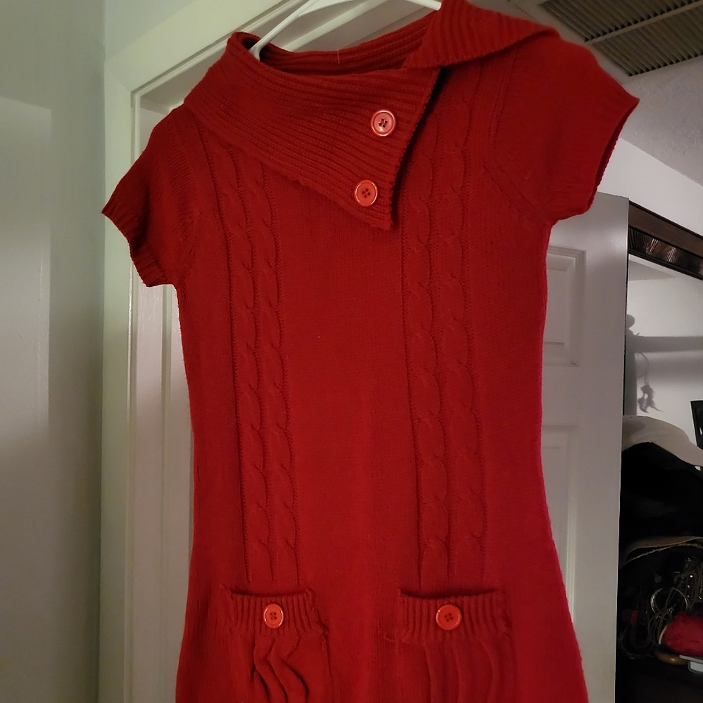 Girls sweater dress